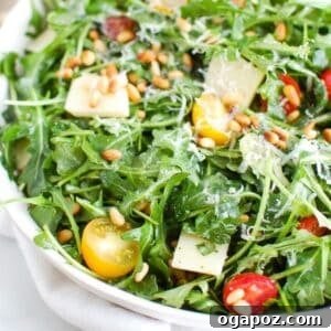 Lemon Arugula Salad Recipe with Parmesan Cheese main image