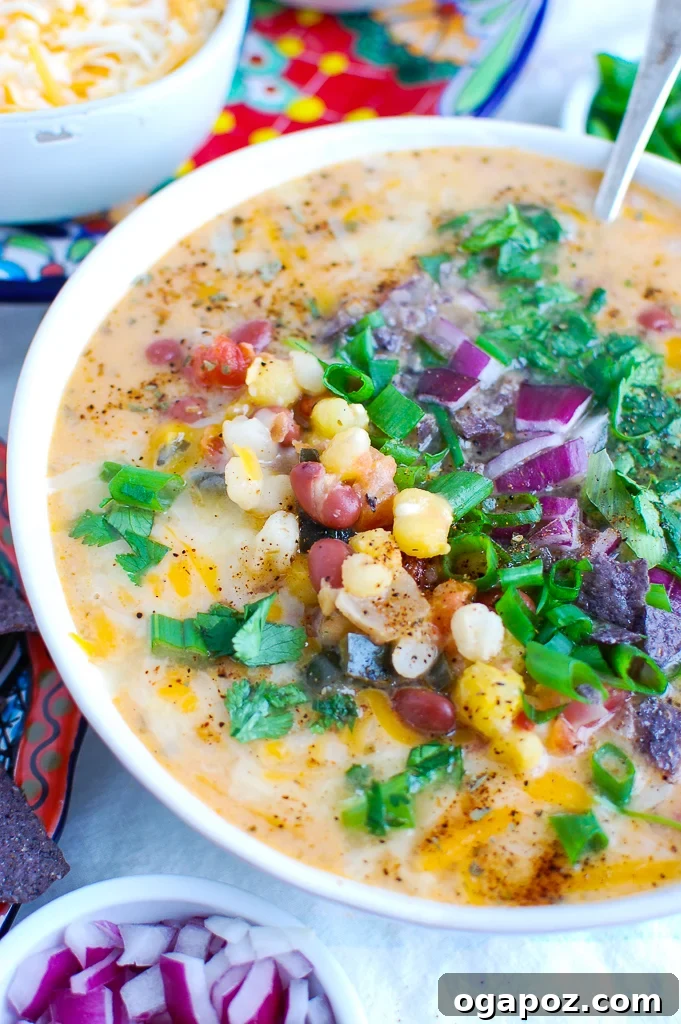 Flavorful Zesty Bean Posole Soup