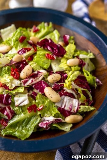 Italian Chopped Salad with White Beans and Sun-Dried Tomatoes
