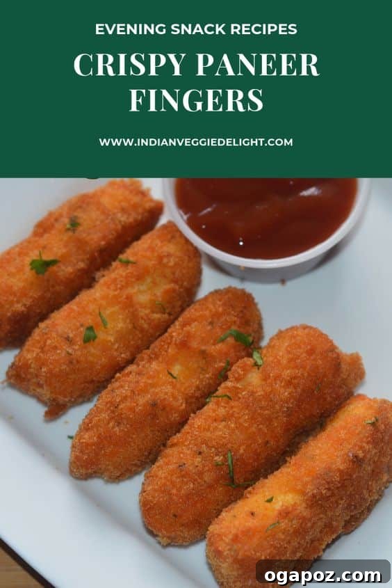 Paneer Perfection: 52+ Recipes for Every Palate 18 Golden Crispy Paneer Fingers, a delightful and kid-friendly snack, perfectly fried to a crisp.