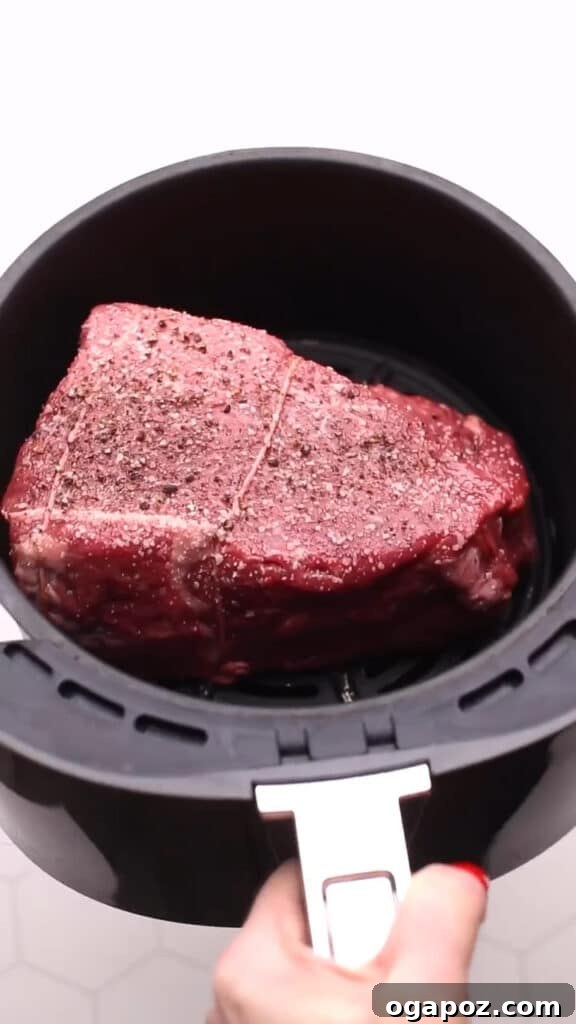 Ultra Juicy Air Fryer Roast Beef 5 Beef in Airfryer