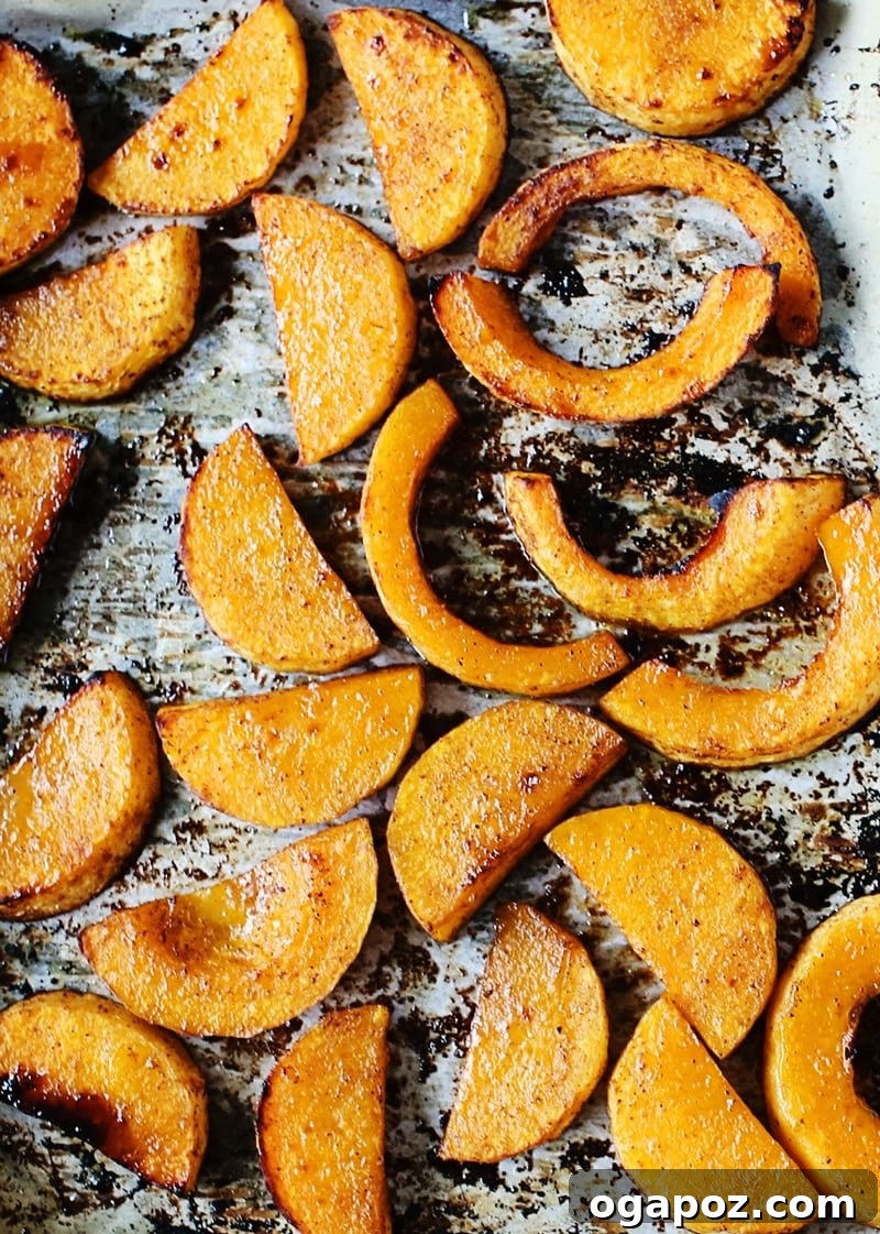 Caramelized Maple Five-Spice Butternut 2 Perfectly roasted butternut squash pieces, caramelized and glistening with maple syrup and aromatic five-spice blend.