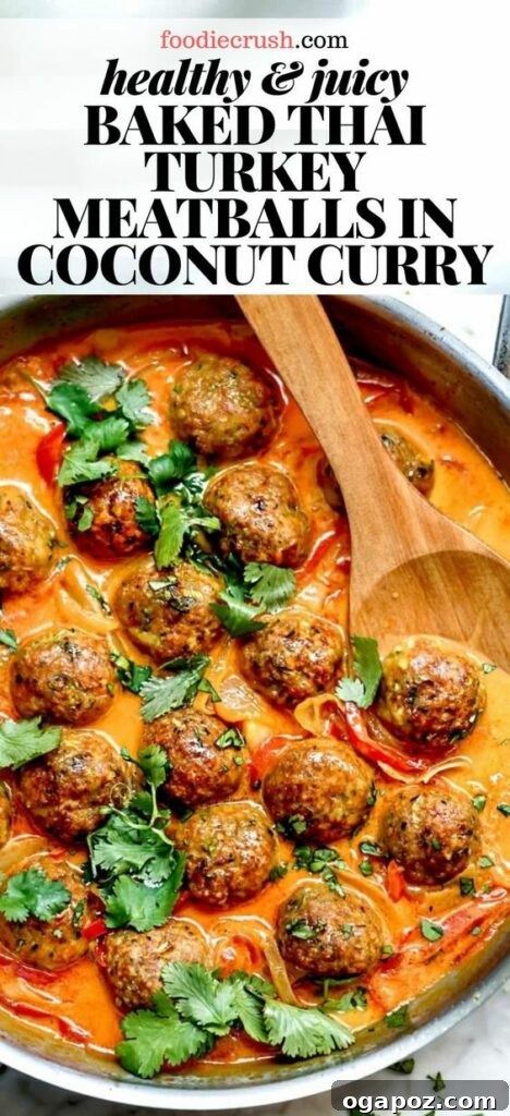 37 Delicious Ways to Enjoy Healthy Ground Turkey 14 Thai Turkey Meatballs in a rich coconut red curry sauce.