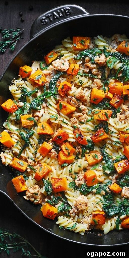 37 Delicious Ways to Enjoy Healthy Ground Turkey 38 Creamy Ground Turkey Pasta with Butternut and Spinach.
