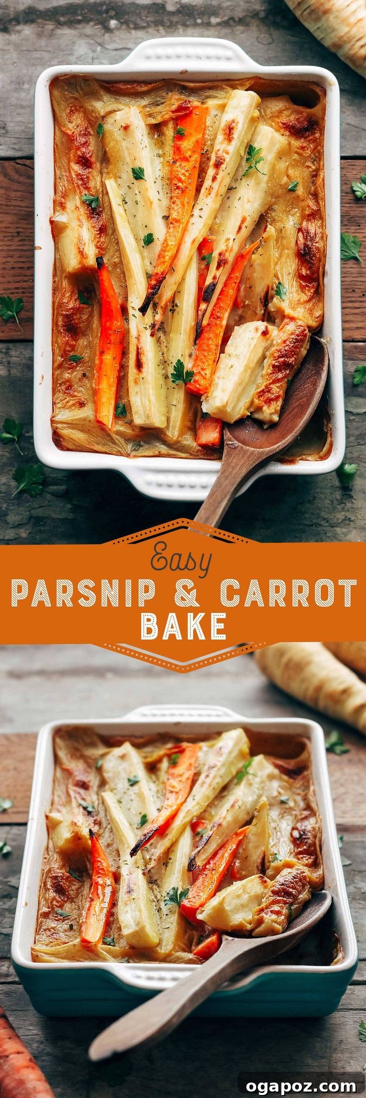 Hearty Winter Casseroles for Ultimate Comfort 34 Wholesome Parsnip and Carrot Casserole with a golden breadcrumb topping