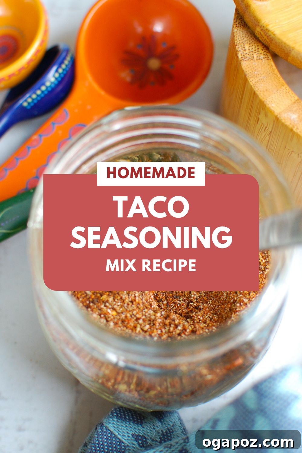 Better-Than-Store-Bought Taco Seasoning 6 How to Make Taco Seasoning with logo, a vertical image