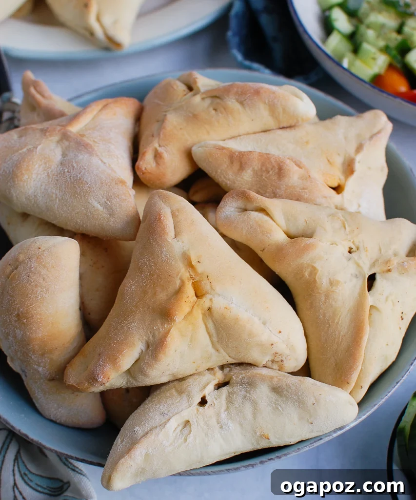 Sfiha: Traditional Lebanese Meat Pies 6 A generous serving of Lebanese Meat Pies in a rustic bowl, highlighting their home-cooked appeal.