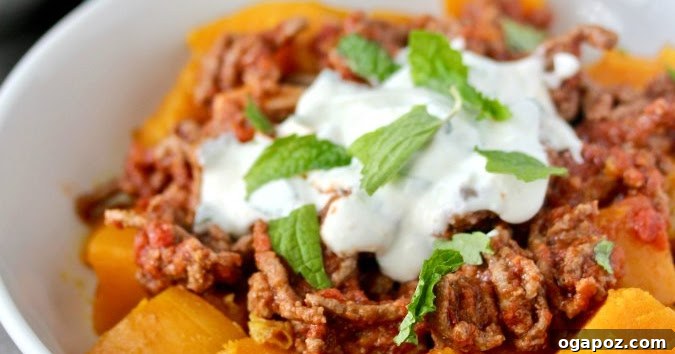 Afghan Style Pumpkin with Yogurt Sauce