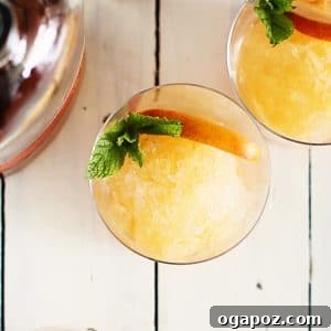 Homemade peach shaved ice, a refreshing and easy summer treat.