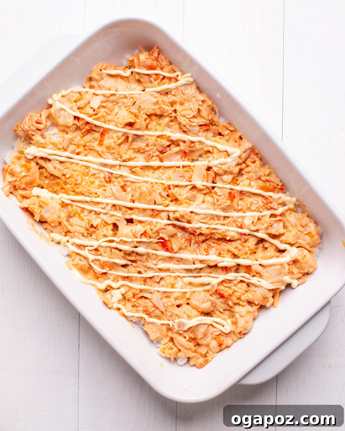 The Ultimate TikTok Sushi Bake 6 Seasoning warm sushi rice with a sweet and tangy rice vinegar mixture.