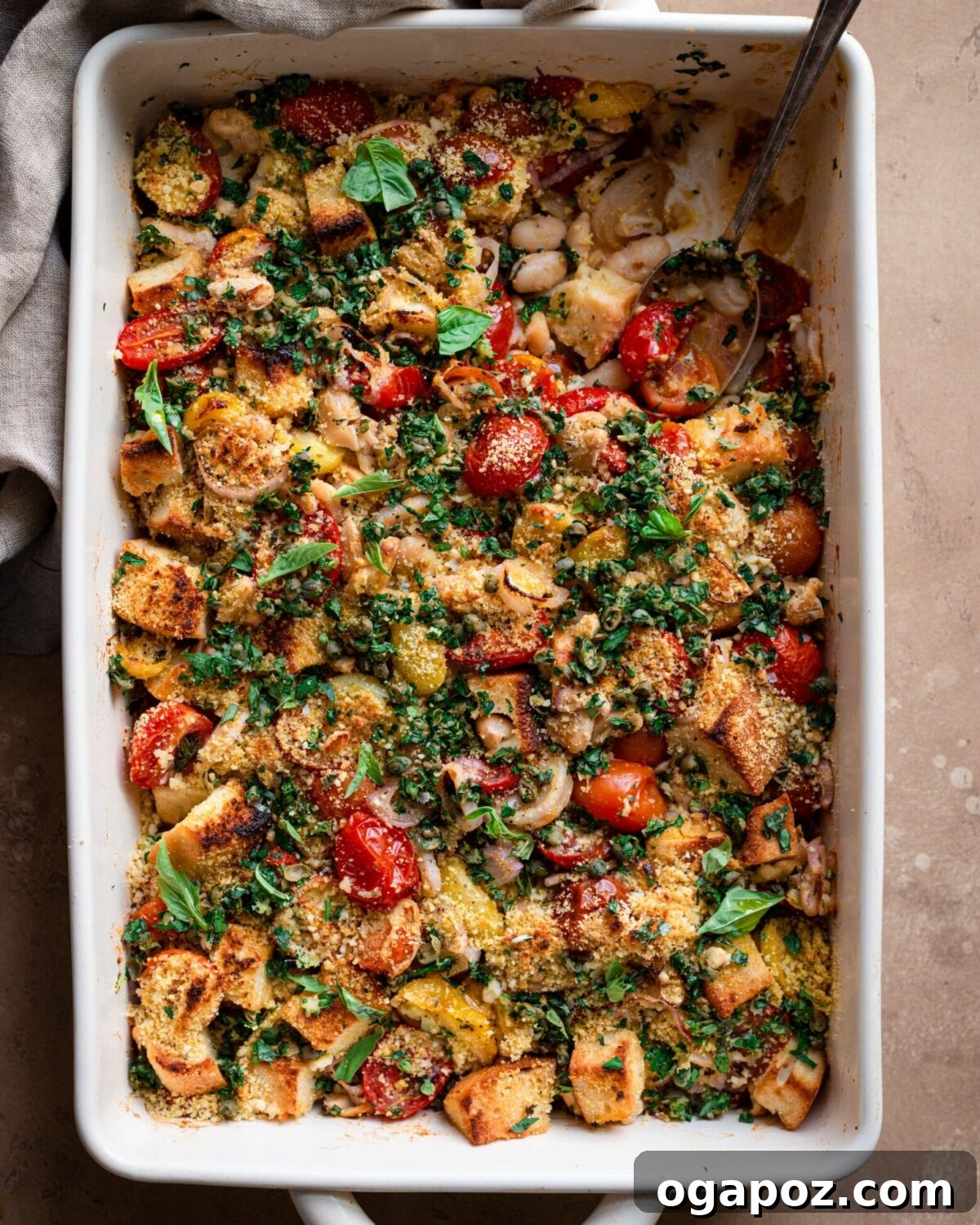 Over 37 Best Easy and Delicious Mediterranean Casserole Recipes 12 Gorgeous white bean and tomato casserole with a cashew and caper gremolata.
