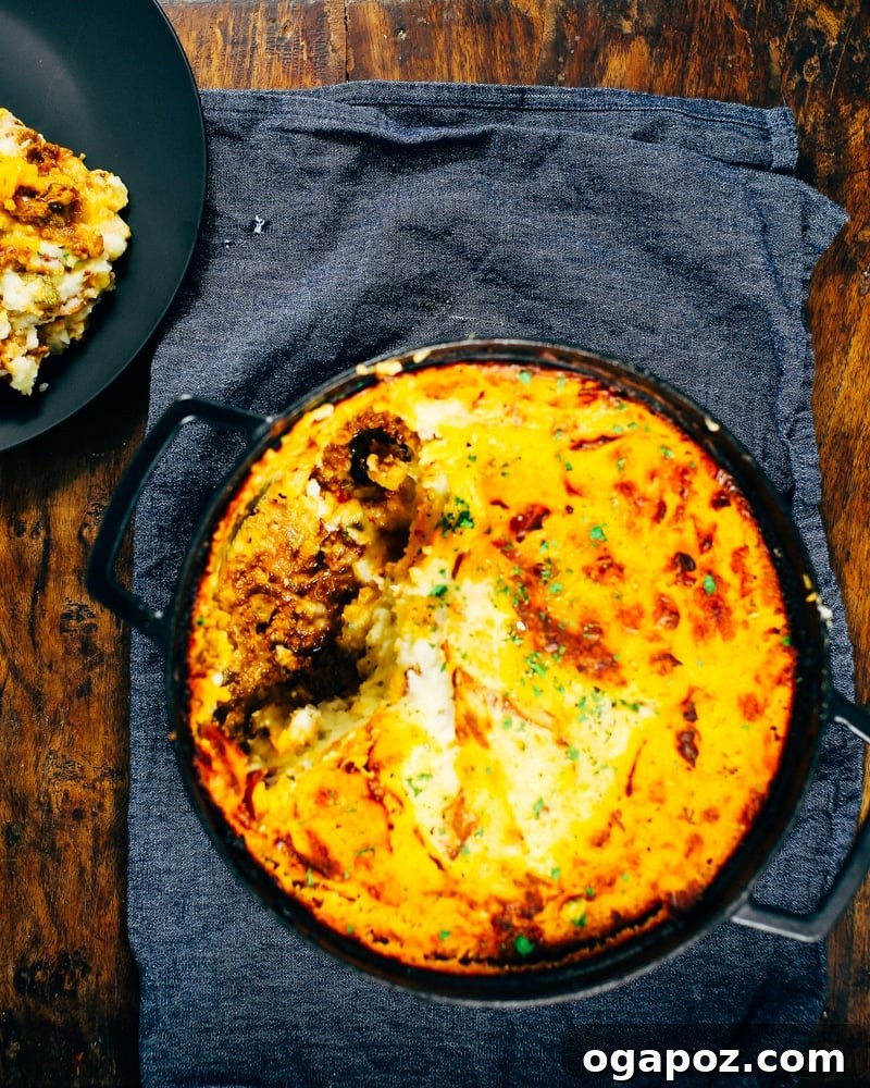 Over 37 Best Easy and Delicious Mediterranean Casserole Recipes 4 Hearty Greek Shepherd's Pie with a flavorful meat filling and a potato topping.