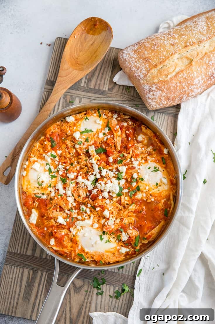 Over 37 Best Easy and Delicious Mediterranean Casserole Recipes 36 Pretty Mediterranean baked egg breakfast with feta and spicy tomato sauce.
