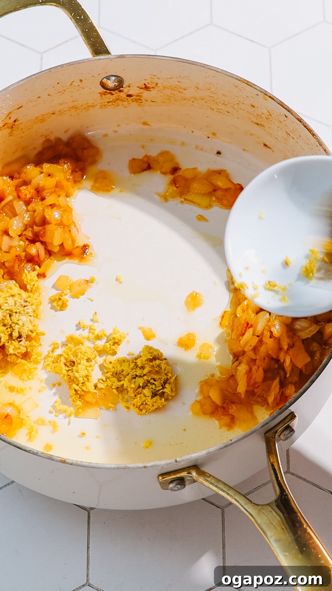 Perfect Butter Chicken From Your Kitchen Outshining Restaurants 5 Sautéing onions until golden for the butter chicken sauce base.
