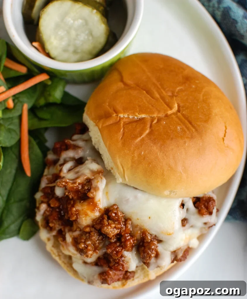 How to Make Sloppy Joes with spinach salad