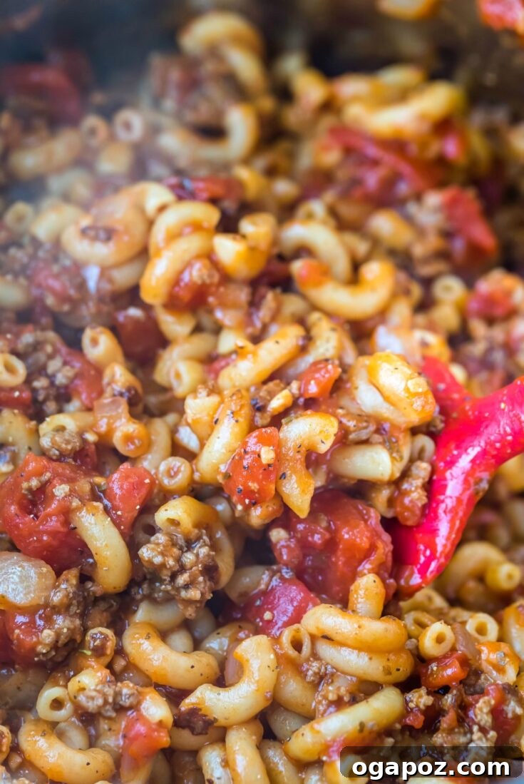 Hearty Instant Pot Goulash with Pasta