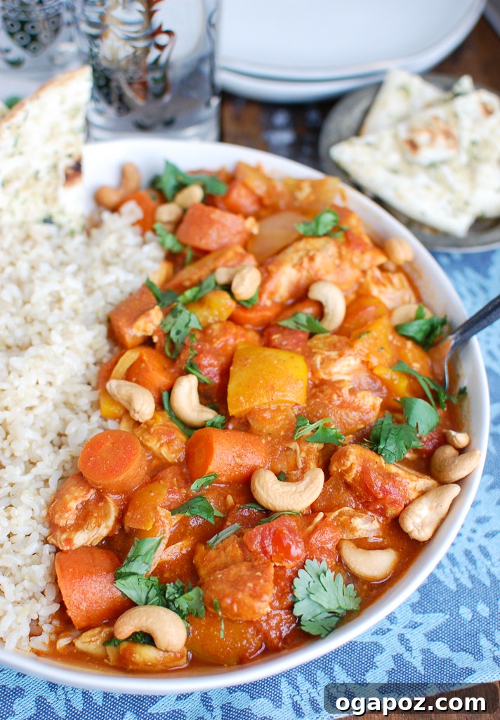 Creamy Slow Cooker Chicken Curry with Coconut