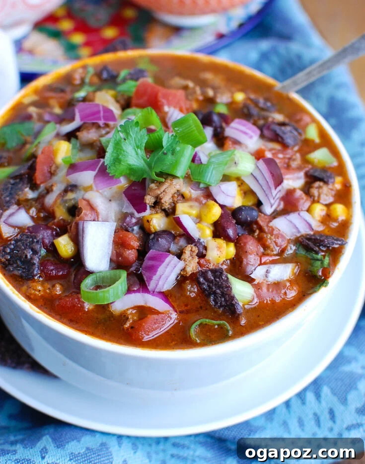 Hearty Instant Pot Turkey Chili