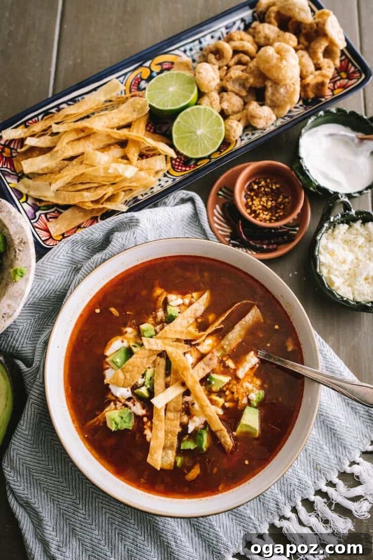 Spicy Instant Pot Chicken Tortilla Soup