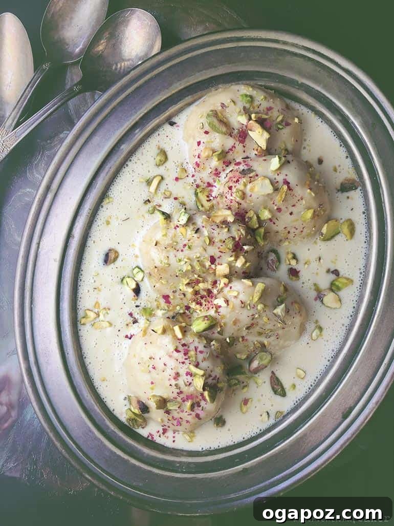 Easy Indian Desserts That Wow 28 A plant-based spin on the classic, this Vegan Rasmalai is infused with cardamom, rose, and cashews, offering a dairy-free delight that tastes authentic.