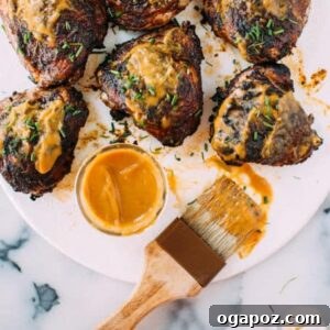 Spicy Peach BBQ Chicken Thighs