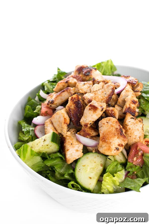 Chicken Tawook Salad
