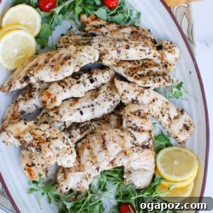 Lemon Marinade for Chicken in a dish