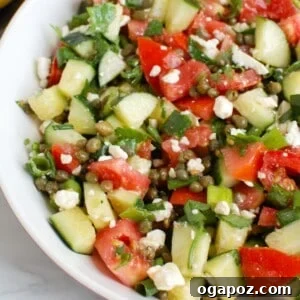 Tomato and Cucumber Salad with Capers