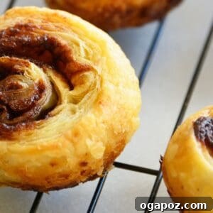 Easy Puff Pastry Cinnamon Swirls Recipe, a small square image ideal for a recipe card preview.