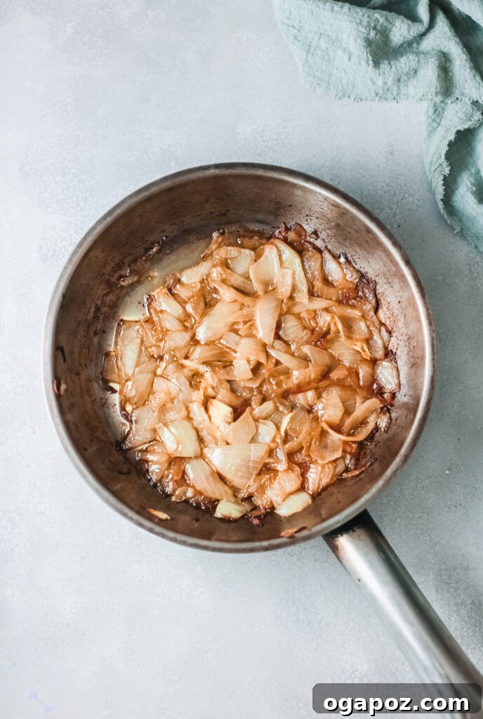 Hearty One Pot French Onion Gnocchi 6 One Pot French Onion Gnocchi in pan