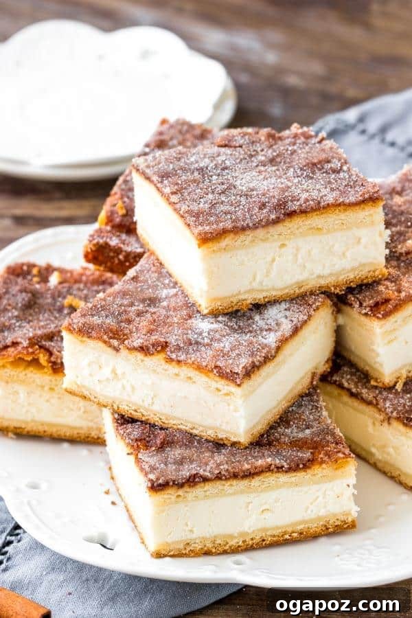 Sweet Mexico: 25+ Dessert Recipes To Indulge In 17 Individual Sopapilla Cheesecake Bars with a golden cinnamon sugar crust