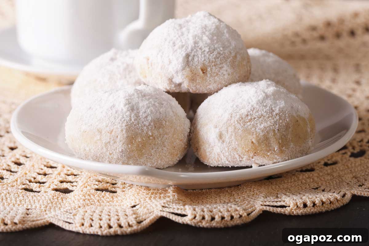 Sweet Mexico: 25+ Dessert Recipes To Indulge In 9 Delicate Mexican Wedding Cookies dusted with powdered sugar