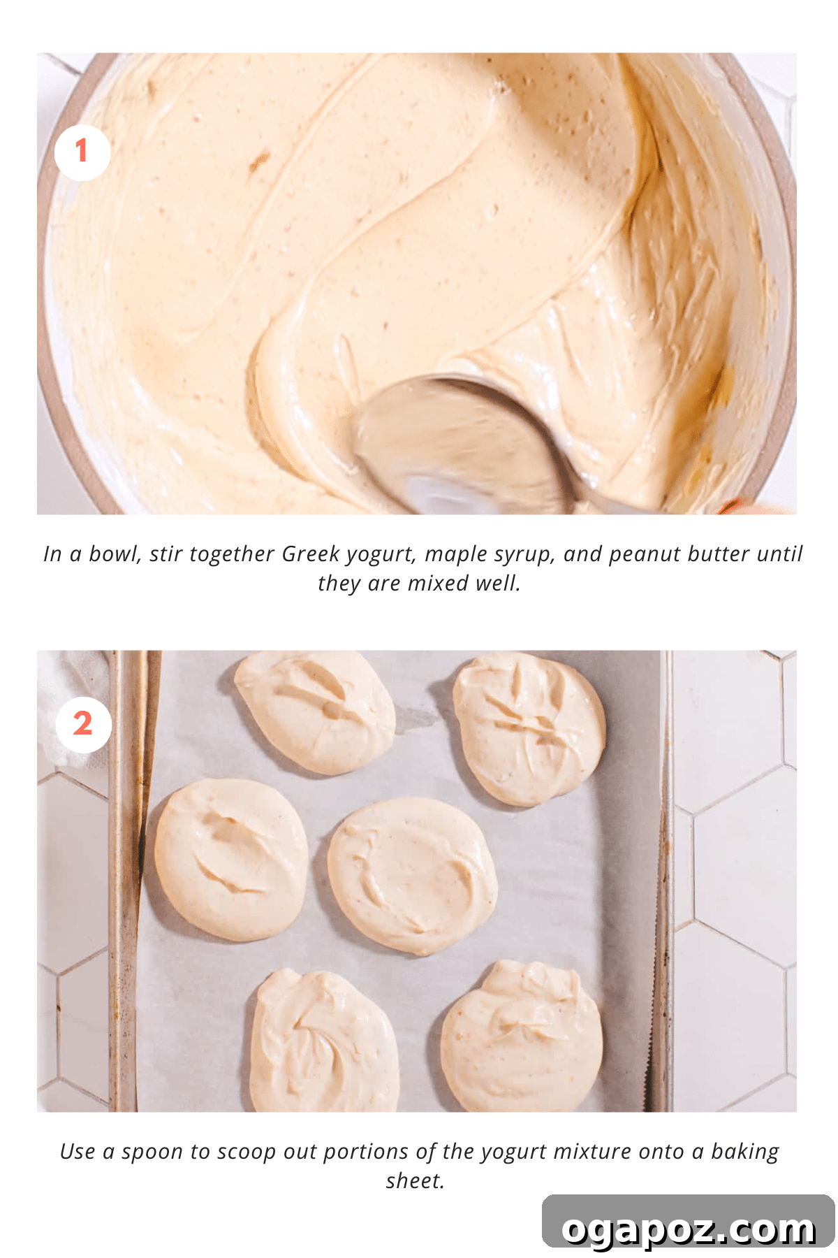 Peanut Butter Chocolate Greek Yogurt Bliss Bites 5 Step-by-step guide for Peanut Butter Frozen Yogurt Bites