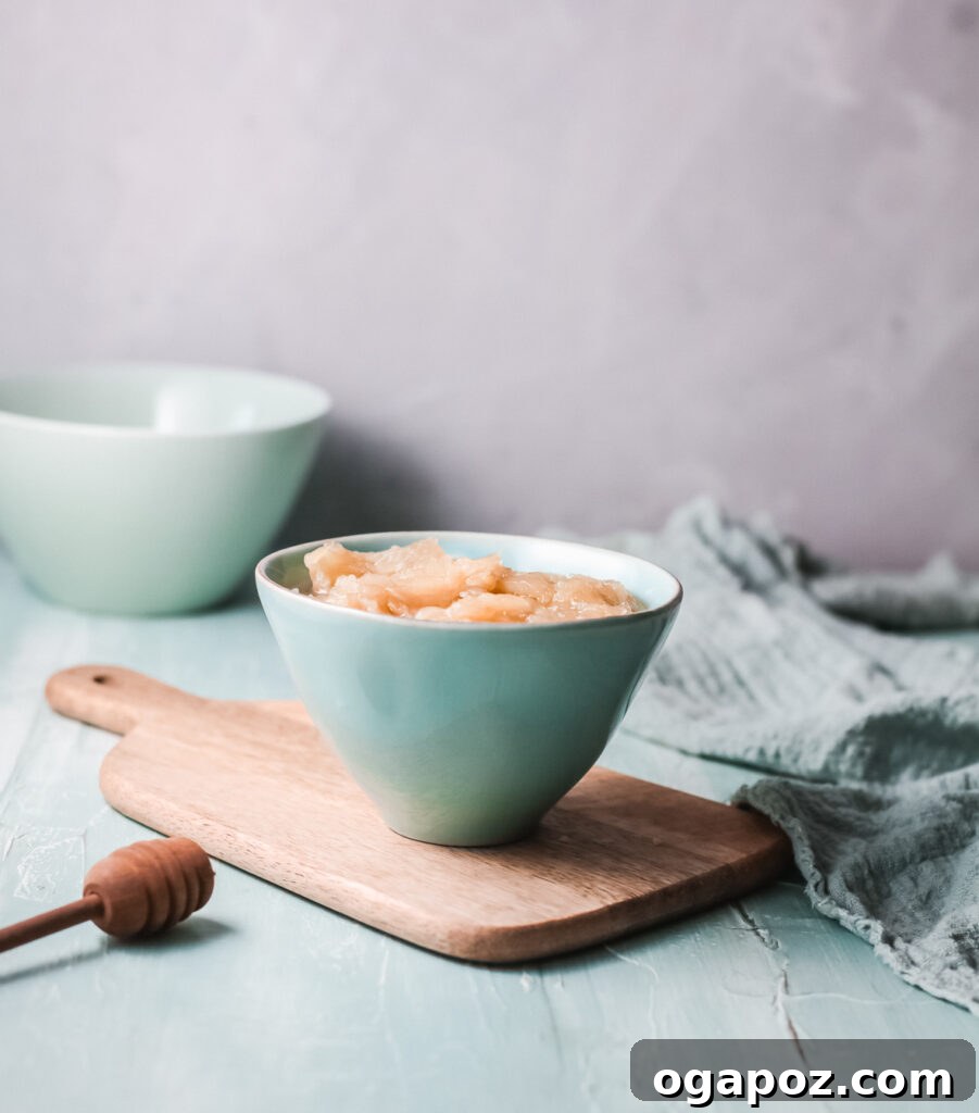 Sweet and Simple Instant Pot Applesauce 4 Instant Pot Applesauce in bowl