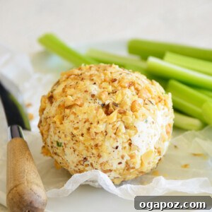 How to Make a Cheese Ball with celery