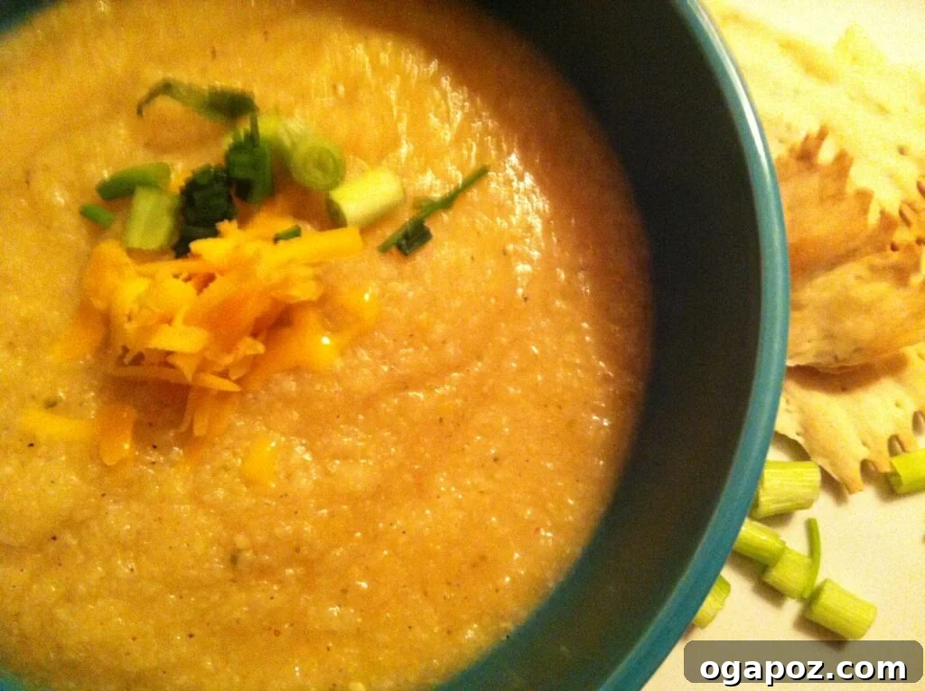 potato soup Skinny Baked Potato Soup - bowl of yummy