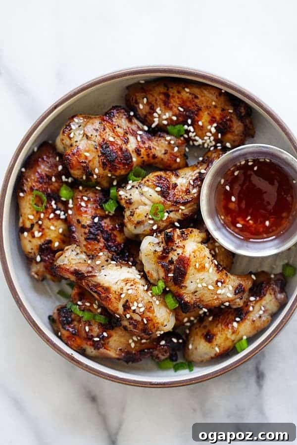 10 Grilling Secrets for Perfect Crispy Chicken Wings 6 Exotically spiced 5-Spice Grilled Chicken Wings.