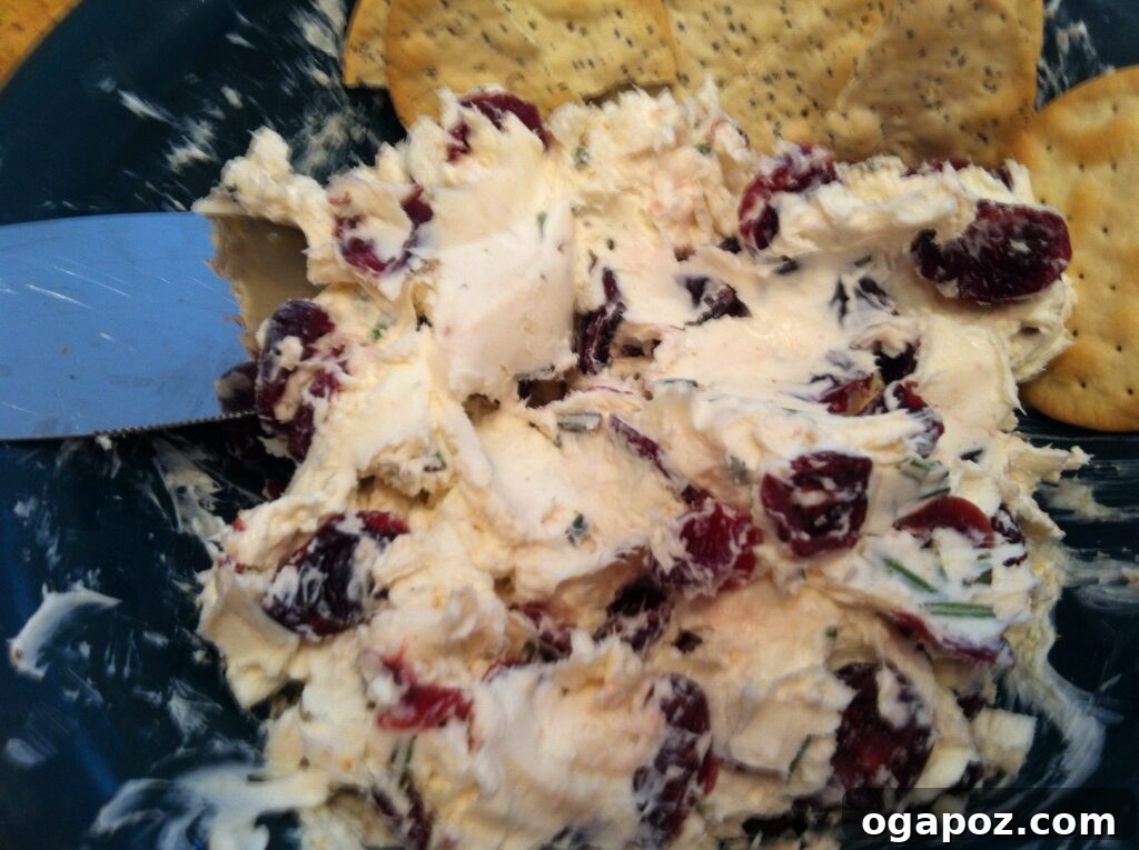 Ready-to-serve Rosemary Cranberry Spread Creamy and delicious Rosemary Cranberry Spread ready to serve