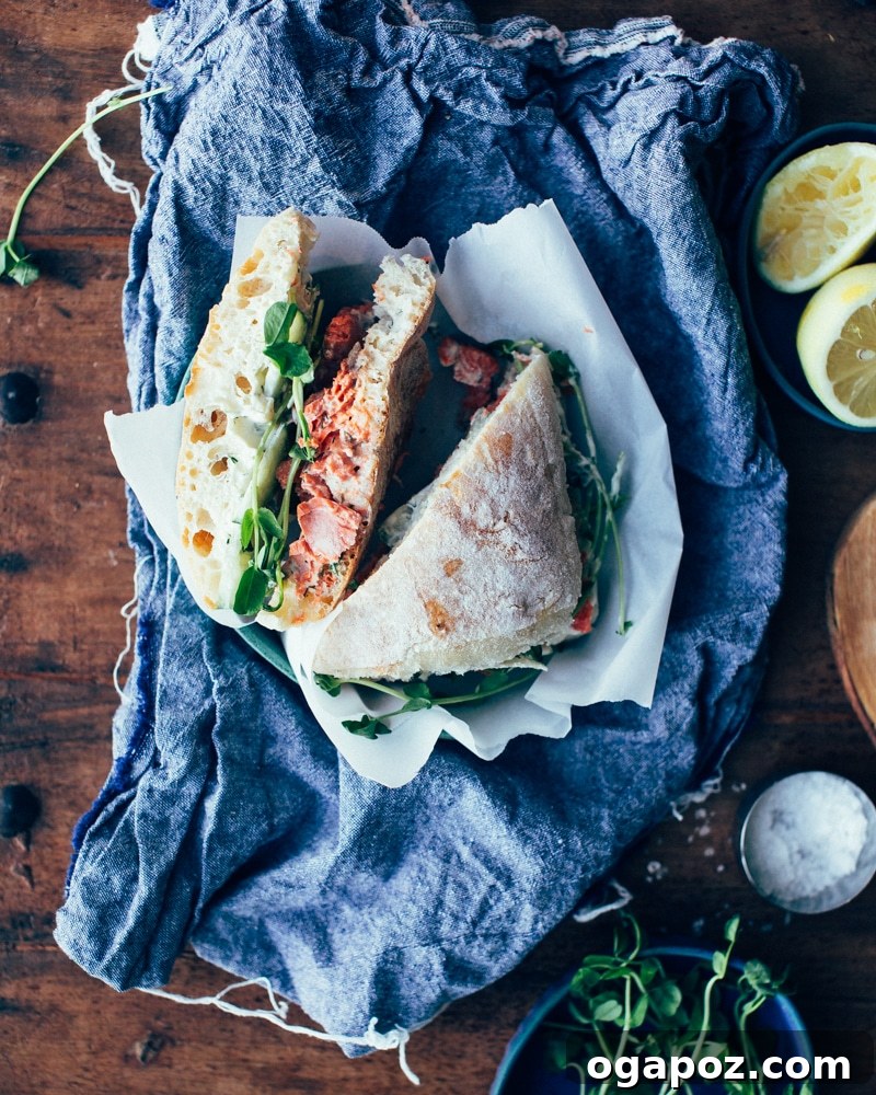Mastering Juicy Salmon: Top Recipes and Chef's Hacks 9 Spring Salmon Sandwiches on Foodess-3