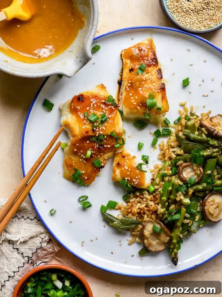 Halibut Perfection: Recipes You'll Adore 11 Miso soy glazed halibut, a deeply savory and umami-packed seafood dish.