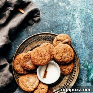 Soft & Chewy Apple-Cinnamon Gingersnaps