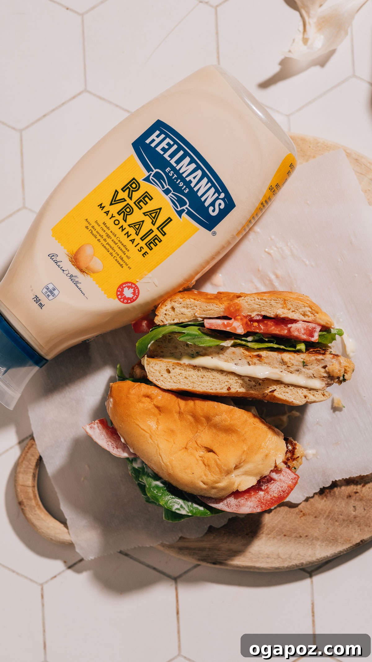 Juicy Homemade Turkey Burgers 8 Delicious turkey burger served on a bun with fresh toppings.