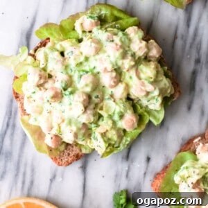 Easy Chickpea Salad Sandwich 1200 x 1200