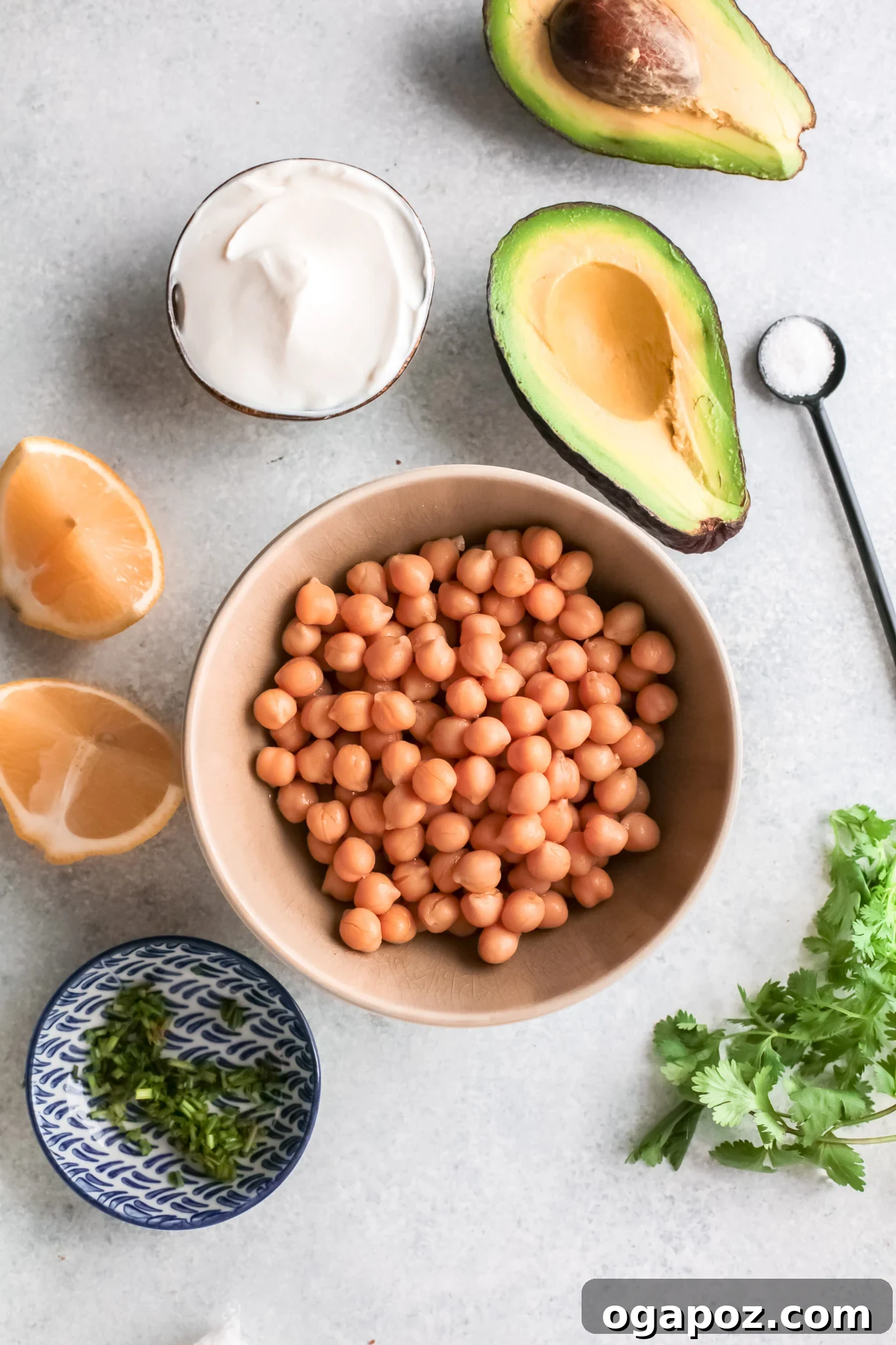 Your New Favorite Vegan Chickpea Salad Sandwich 3 Chickpea Salad Sandwich ingredients.