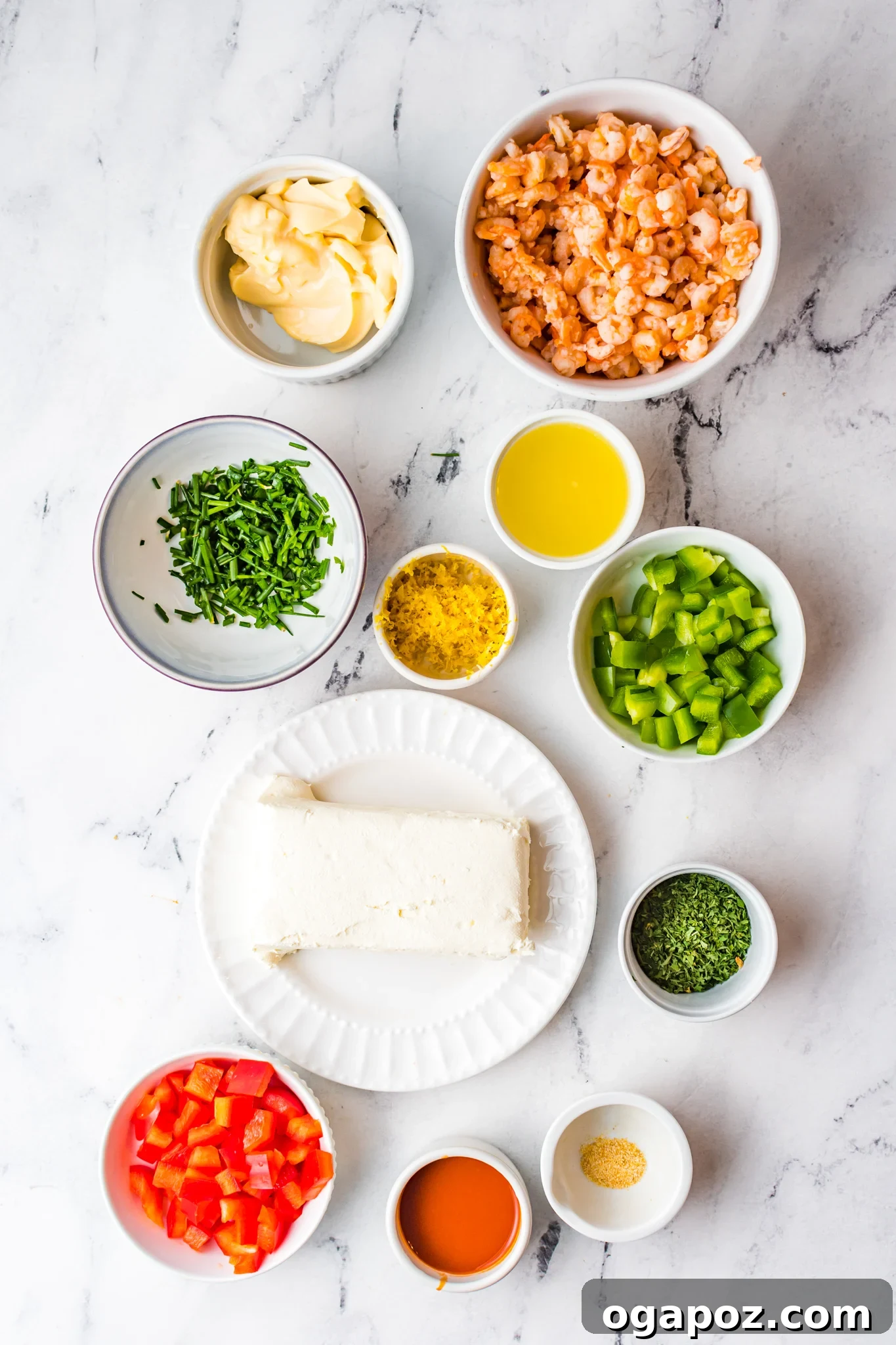 Ultimate Party Shrimp Dip 3 Shrimp Dip Recipe ingredients.