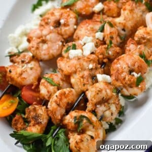 Mediterranean Grilled Shrimp Skewers