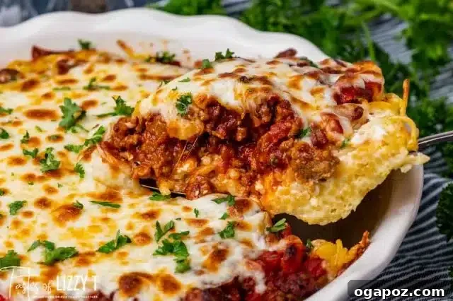 26+ Meat Sauce Masterpieces Delicious Dinners and Effortless Encore Meals 13 Baked Spaghetti Pie Casserole with a spaghetti crust