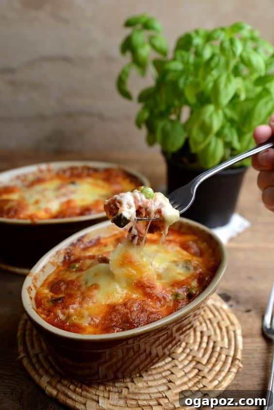 26+ Meat Sauce Masterpieces Delicious Dinners and Effortless Encore Meals 7 Healthy Bolognese Quinoa Bake in a casserole dish