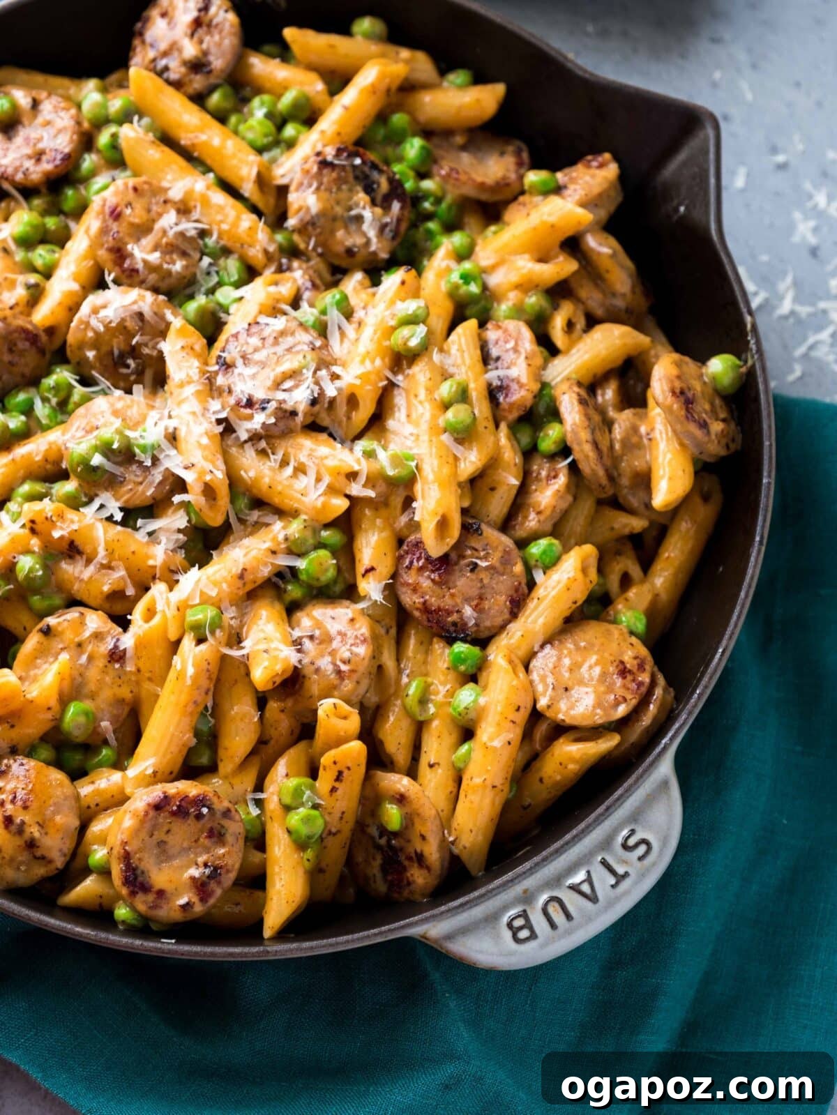 German Pasta Delights 4 Creamy Bratwurst Pasta: German Sausage and Noodles