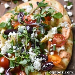 Mediterranean Naan Bread Pizza 1200 x 1200